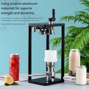 Scelleuse manuelle de canettes, machine à sceller les canettes manuelle 330/500/650ml pour canettes de boissons PET, soda, bière, jus, thé au <span class=keywords><strong>lait</strong></span>, café - Product Image 3