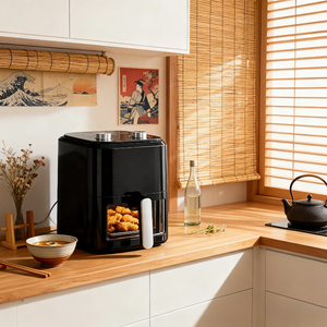 Новая цифровая аэрофритюрница с ручным управлением, модель 6 л, безмасляная, профессиональная бытовая техника, многофункциональная, с опциональными функциями - Product Image 1