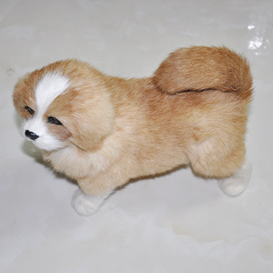 Handmade Realistic Pekingese <strong>Dog</strong> Figurine Bionic Plush pet animal replica Decoration for Home or Gifts for <strong>dog</strong> <strong>fans</strong> - Product Image 4
