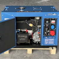 Tragbarer Kleiner Stromgenerator 3kW 5kW 5kVA 5,5kVA Kleiner Dieselgenerator Geräuscharme Kleine Einheit