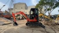 Mini-excavatrice sur chenilles hydraulique d'occasion de 3,5 tonnes, fabriquée au Japon, modèle U35, moteur 2019, haute puissance de creusement, pompe moteur