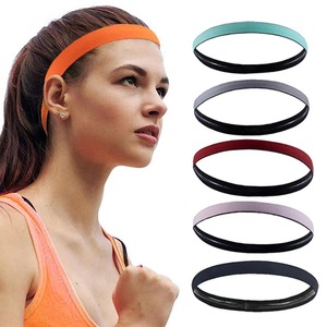 Échantillons gratuits Bandeaux élastiques en nylon antidérapants et respirants Bandeau élastique de sport de course à pied <span class=keywords><strong>pour</strong></span> hommes et femmes - Product Image 4