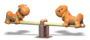 Balancín Infantil <span class=keywords><strong>para</strong></span> Exteriores, Jardín de Infancia, Parque Comunitario, Plaza, Instalación de Entretenimiento, Tabla de PE, Balancín Personalizado - Product Image 3