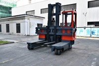 Chariot élévateur tout-terrain 3 tonnes 4 tonnes 5 tonnes, chariot élévateur électrique pour allées étroites, chariot élévateur à bras télescopique 12 m pour entrepôt