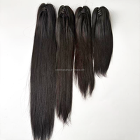 Queue de cheval à pince en cheveux humains naturels Remy double épaisseur, extension de cheveux avec pince pour femmes, vente en gros