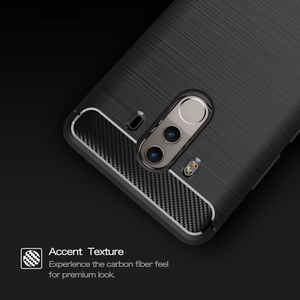 <span class=keywords><strong>Custodia</strong></span> protettiva per <span class=keywords><strong>Huawei</strong></span> <span class=keywords><strong>Mate</strong></span> <span class=keywords><strong>10</strong></span> <span class=keywords><strong>Pro</strong></span> Texture spazzolata in fibra di carbonio resistente agli urti in TPU - Product Image 4