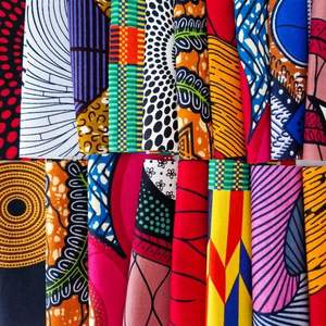 بيع بالجملة قماش عالي الجودة أفريقي حقيقي شمع هولندي نسيج قطني مطبوع نسيج أنقرة شمع حقيقي قطن مطبوع - Product Image 5