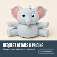 Jouet anti-stress en forme d'éléphant mignon, jouet souple en TPR, jouet à presser pour soulager le stress, cadeau pour les enfants
