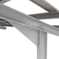 Système de support de montage de carport solaire photovoltaïque au prix d'usine, acier, acier inoxydable, alliage d'aluminium, tension de sortie 220V, modules photovoltaïques encadrés