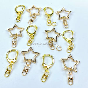 Anneau de coq en métal fendu, anneau métallique en alliage de Zinc pour l'artisanat, anneau D en métal fendu plat, bon marché, 2022 - Product Image 1