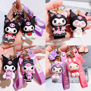 Llaveros de Goma 3D Kawaii de <span class=keywords><strong>Anime</strong></span> y Dibujos Animados de la Serie Sanrio, al por Mayor, en Stock, para Coches, Bolsos, Regalos, Ideales para Niñas - Product Image 2