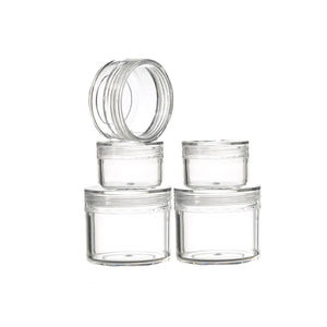 Mini pot cosmétique en plastique de 3 ml, 5 ml, 10 ml, 15 ml, 20 ml, 2,5 g, 3 g, 5 g, 10 g, 15 g, 20 g, échantillon de crème pour le visage, crème pour les yeux, pot cosmétique - Product Image 1