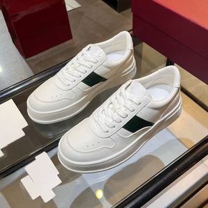Women's Breathable Casual Platform <b>Shoes</b> for Spring and Winter <b>Height</b> <b>Increasing</b> Lace-Up Closure Cow Leather Upper - Product Image 1