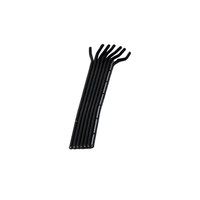 Câble plat en silicone Yuezhen noir, en cuivre étamé torsadé, 7P 26 AWG 600V, souple, en caoutchouc, fils parallèles