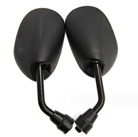 Nouveau rétroviseur de moto JP-Motor en plastique noir avec boulons filetés 8/10MM, côté droit, pièce de rechange