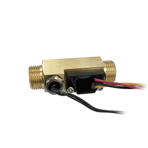 Sensor de Flujo Micro Hall de Latón FHS-6CV-0.3T3L-2CS, Doble Rosca G1/4 DN8, 0.3-3L/min, 5-24VDC, Detector de Pulsos de Ultra Baja Corriente - Product Image 1