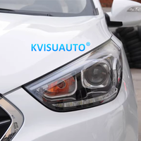 Cadre de montage de phare de voiture CQL avec vis pour lentille de projecteur Bi LED Bi Xénon de 3 pouces, rétrofit pour Hyundai IX35 de 2013 à 2016