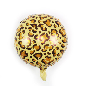 Ballon en aluminium motif animal 18 pouces pour décoration <span class=keywords><strong>de</strong></span> fête, <span class=keywords><strong>empreinte</strong></span> <span class=keywords><strong>de</strong></span> patte <span class=keywords><strong>de</strong></span> vache, tigre, zèbre, léopard, girafe, accessoire photo pour fête - Product Image 2
