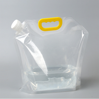 ActEarly 10L sac d'eau en plastique pliable sans Bpa bouteille d'eau pliable pour promotionnel/camping/escalade/pique-nique/barbecue