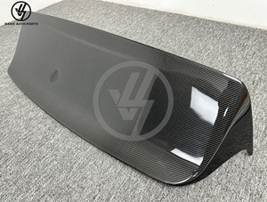 GR AIMGAIN Style Carbon Fiber Single Deck Glossy Twill Weave Rear Spoiler Toyota GR Yaris 2019-UP Add-on Car Parts Accessories - Product Image 5