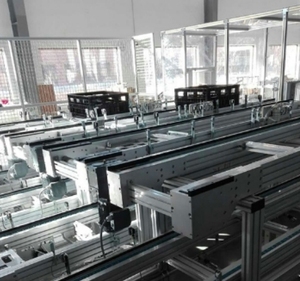 Modular Pallet Conveyor System Gravity Roller Adjustable Powered Pop-Up Lifter New Stainless Steel Belt Tosh-4 Model Restaurant - Product Image 2