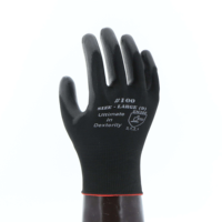 Gants de sécurité d'usage général approuvés CE EN388 avec revêtement en PU respirant antidérapant Logo personnalisé Gants de travail OEM