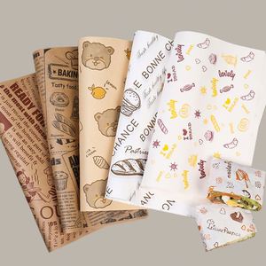 Rollo de Papel de Envoltura Recubierto, Reciclable, de Grado Alimenticio, con Logotipo Personalizado, para Empaque Desechable de Comida para Llevar en Restaurantes de Comida Rápida - Product Image 3