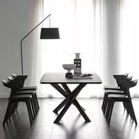 Chaise à dossier minimaliste moderne pour la maison, l'hôtel et la salle à manger, chaise de salle à manger en bois massif de couleur bois naturel