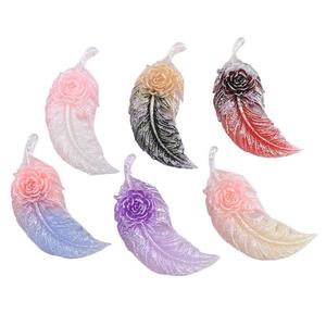 สินค้าใหม่ปี 2026 ชาร์มเรซิ่นรูปขนนกยูงเรืองแสงสำหรับตกแต่งเคสโทรศัพท์ ของเล่นแบบสุ่มราคาต่ำกว่า 1 ดอลลาร์ รุ่น <span class=keywords><strong>S99</strong></span> - Product Image 2
