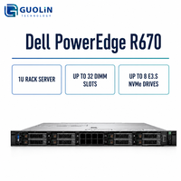 Virtualisation et traitement des données pour l'infrastructure informatique moderne DDR5 NVMe Dual Intel Xeon 6 Dell PowerEdge R670 1U Rack Server