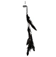 Accessoires de cheveux de Style ethnique rétro bohème transfrontalier longue plume épingle à cheveux acétate coiffure indienne pour les femmes