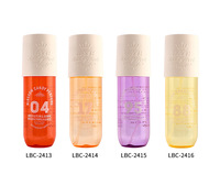 Vente en gros de brumes corporelles parfumées pour femmes, multi-parfums, 250 ml, parfum longue durée, vanille, noix de coco, parfum léger quotidien, cosmétique