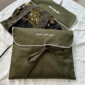 QMS Recyclable Organic Cotton Canvas Jewelry <b>Gift</b> Packaging Pouch for Cosmetic Canvas Dust <b>Envelop</b> Bag With Custom Logo - Product Image 3