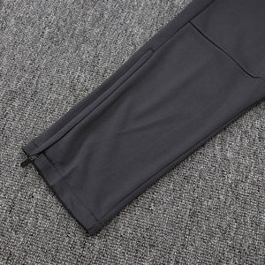 Футбольный комплект для тренировок (куртка и брюки) из тайской ткани, без печати, для взрослых, зимний, с длинным рукавом, 25/26, в наличии - Product Image 3