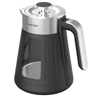 Hotsy Nouveau Design Multiusage Chauffage et Maintien au Chaud Double Pot Numérique 3.4L Bouilloire Samovar Turc Électrique Ensemble de Théière