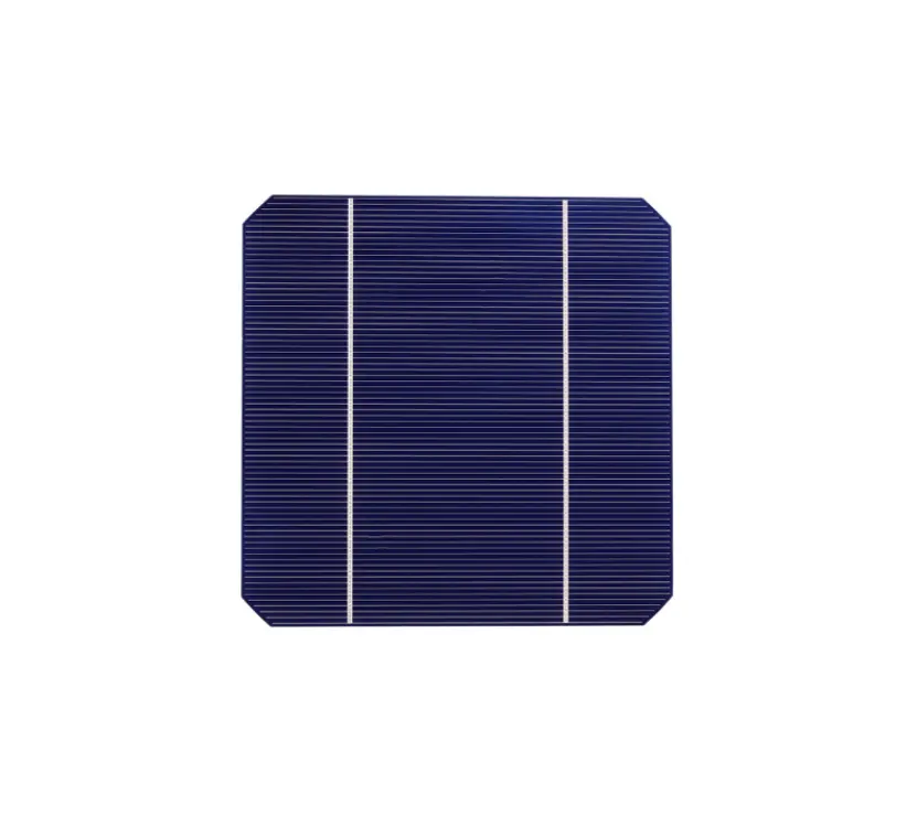 उच्च दक्षता स्टॉक PERC मोनो सौर कोशिकाओं सौर पैनल के लिए 156.75mm 5BB