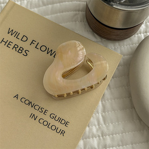 Nuovi Fermagli per Capelli in Acetato Forma Irregolare <span class=keywords><strong>2026</strong></span> Piccola Clip a Squalo Accessori per Chignon per Donne - Product Image 6