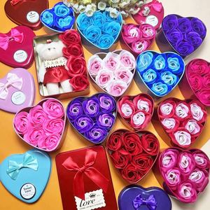 Wholesale Artificial Rose Soap Flower Design Luxury Gift <b>Box</b> Christmas Valentine's Day Mother's Day Gifts 2025 - Product Image 2