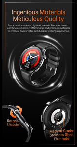 Vet458 IP68 không thấm nước thông minh xem Tracker thể dục chức năng AMOLED nhịp tim nhiệt độ cơ thể ECG + PPG Android - Product Image 4