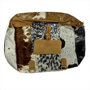 Girls Genuine Leather Clutch Vintage Style Candy Pattern Stripe Decoration Waterproof Zipper Closure 3L+ Capacity Lightweight - Product Image 5