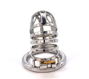 Cage de chasteté masculine polie à la main, pénis robuste verrouillé <span class=keywords><strong>BDSM</strong></span> retarde l'éjaculation pour hommes, vente en gros - Product Image 4
