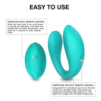 WINYI Sex Store Vibrateur portable 10 vitesses Double stimulation Contrôle sans fil Jouets sexuels Point G Vibrateurs portables pour couples