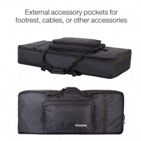 Étui d'instrument rembourré portable professionnel d'usine OEM pour clavier de musique sac durable
