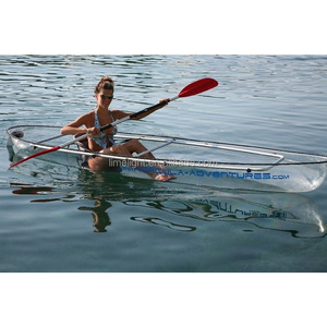 Kayak Transparente, Canoa de Cristal Transparente, Bote de Vidrio - Product Image 1