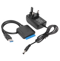 Cable USB 3,0 a SATA 3, adaptador de conversión, compatible con HDD externo SSD de 2,5/3,5 pulgadas, nuevo