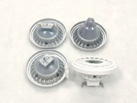Ampoule LED Dimmable 18W 15W 11W AR111 QR111, 30/120 Degrés, Culot G53 ES111 GU10, Spot 12V 120V 230V, Garantie 3 Ans