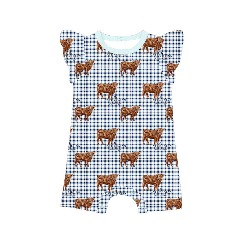 Baby Flutter Sleeve Jumpsuits Wholesale