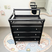 Meubles de nurserie prêts à être expédiés, commode en bois, coffre de rangement, organisateur de tiroirs, table à langer pour bébé
