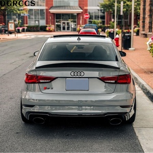 สปอยเลอร์หลังคาร์บอนไฟเบอร์ทรงลิมูซีนสำหรับ A3 S3 RS3 8V ปี 2013-2020 - Product Image 6