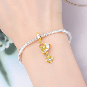 Copper Charm Jewelry Star Charms for DIY Bracelets and Necklaces Space Themed Women's Jewelry - Product Image 2